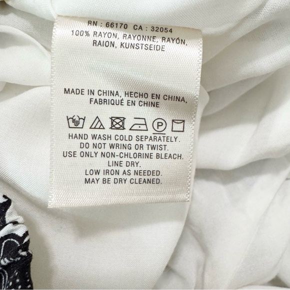 Anthropologie ett:twa Glencairn Cropped Wide Leg Pant Black White Small - Picture 13 of 15